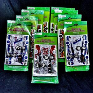 9 pack Creatology Race Car Kits‎ (Yellow, Blue  & Black Car) - BRAND NEW!! Party